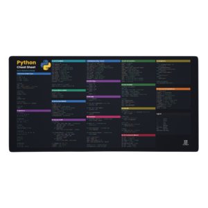Python cheat sheet mouse pad